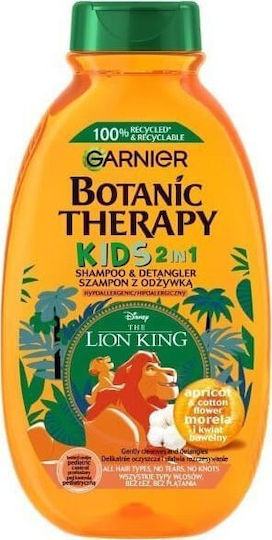Garnier Hypoallergenic Kids' Conditioner & Shampoo Botanic Therapy Lion King with Apricot for Easy Combing in Gel Form 400ml