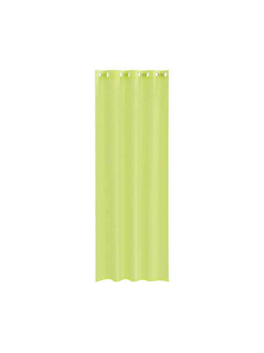 vidaXL Set Perdele Fereastra Cu Capse Verzi 140x300cm