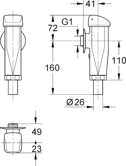 Grohe Φλουσόμετρo για Καζανάκια