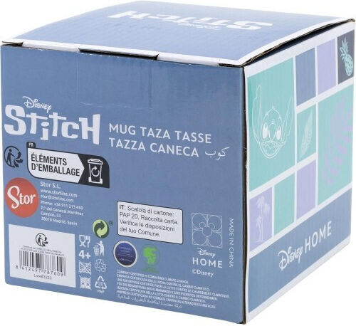 Stor Cană Ceramică Multicoloră 410ml