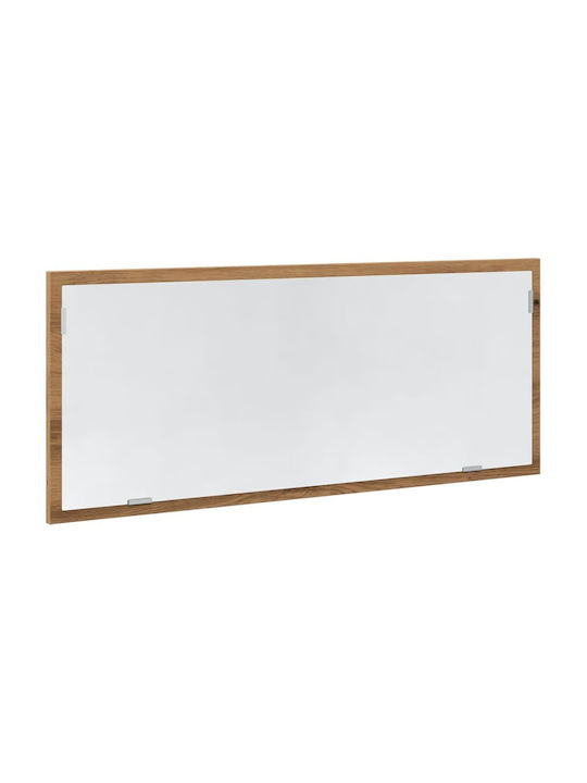 vidaXL Badezimmerspiegel LED mit Länge 100cm Braun