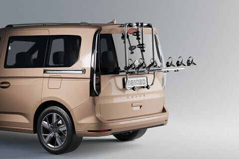 Menabo Shadow Silver Bike Rack Vw Caddy 2021+