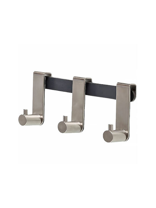 TIGER 11182-111 Triple Wall-Mounted Bathroom Hook ​1.6x6.1cm Inox Silver