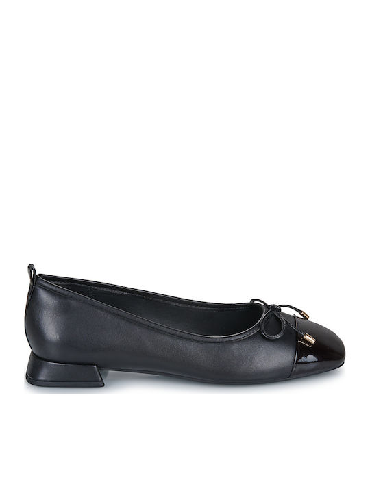 Ballet Flats Multicolor Γυναικείες Μπαλαρίνες σε Μαύρο Χρώμα