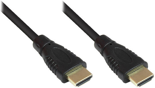 Good Connections Cable HDMI male - HDMI male 7.5m Μαύρο