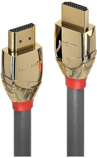Lindy HDMI 2.1 Ultra High Speed 48Gbps 4K 120Hz HDR VRR Cable HDMI male - HDMI male 1m Μαύρο