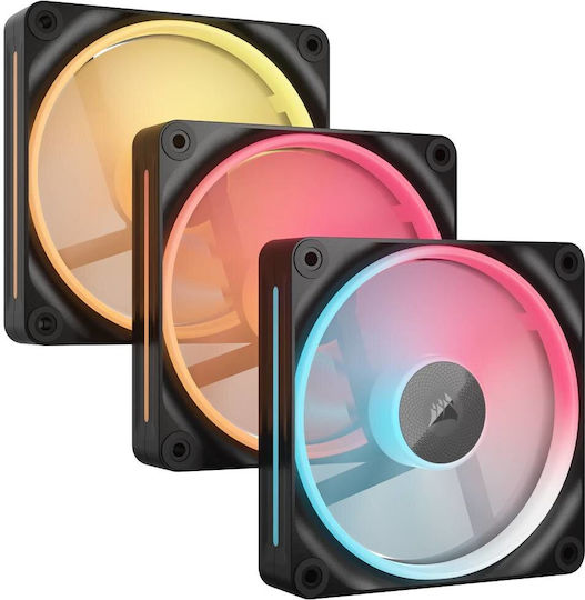 Corsair ICUE Link LX120-R Case Fan with RGB Lighting 3pcs