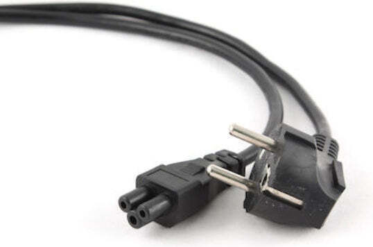 Schuko - IEC C5 Cable 1.5m Μαύρο