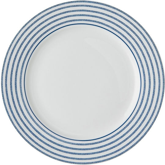 Laura Ashley Candy Stripe Πιάτο Γλυκού από Πορσελάνη Candy Stripe με Διάμετρο 23cm