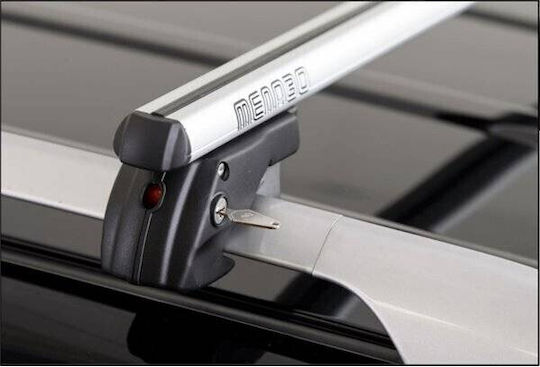 Bare transversale Menabo Sherman Argintii pentru Mitsubishi Chariot Grandis 1997-2003