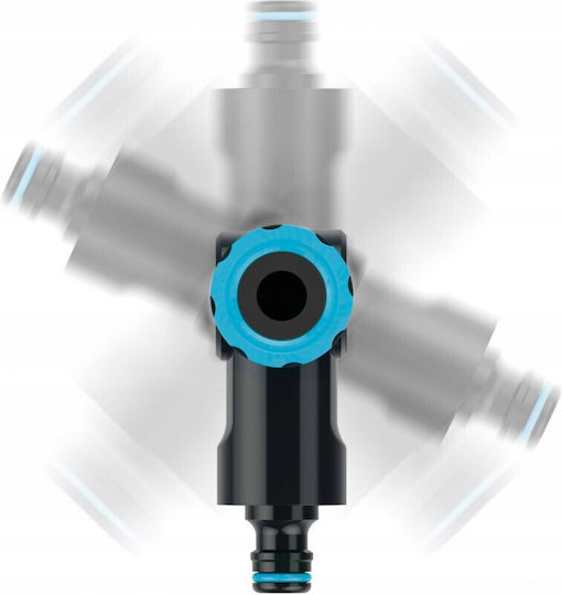 Cellfast 53-250 Γωνία Σωλήνων Ποτίσματος 25.4mm Μαύρο