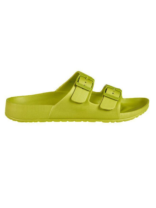 Mitsuko Men's Slides Green