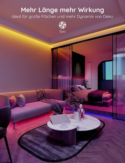 Govee Smart LED-Streifen Wi-Fi RGB Licht 5m