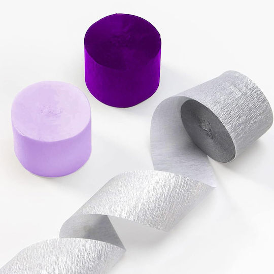 Krepppapier Dehnbar Dick Mehrfarbig Set 6 Stück