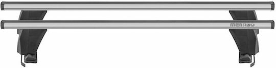 Car Roof Bars Bare Transversale Menabo Delta Silver for Renault Grand Scenic III Without Sunroof 5 Doors Model 2009-2013
