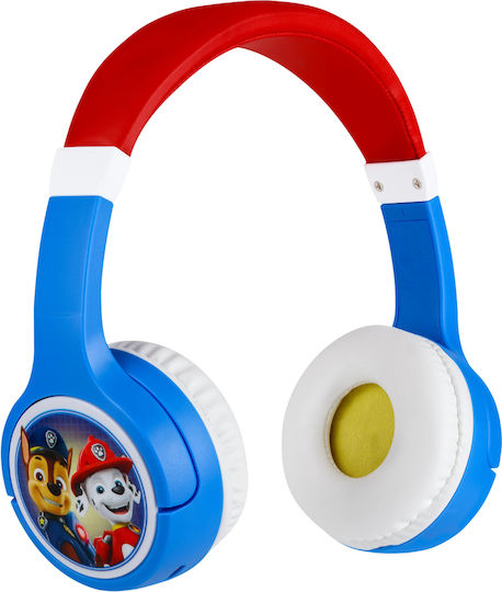 eKids Paw Patrol Wireless / Wired On Ear Headphones with 37 hours of Operation Muticolot