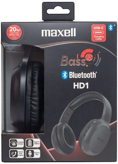 Maxell Spectrum Fără fir / Cu fir On Ear Căști cu 20 ore de Funcționare Negre