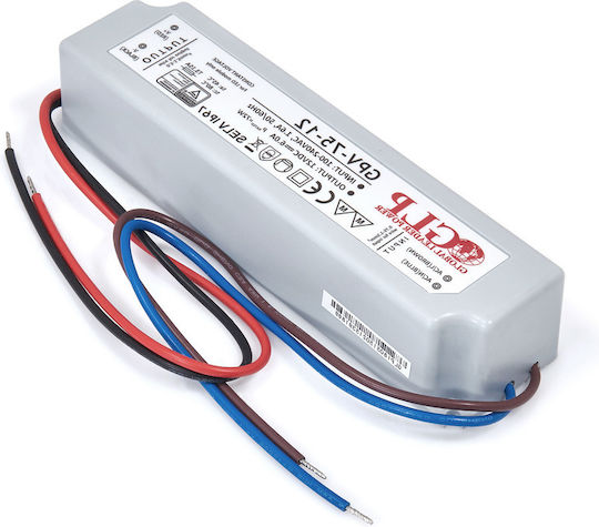 MPL Power Elektro Τροφοδοτικό LED Στεγανό IP67 Ισχύος 75W με Τάση Εξόδου 12V