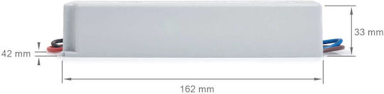 GLP Τροφοδοτικό LED Στεγανό IP67 Ισχύος 60W με Τάση Εξόδου 12V