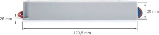 Premium Lux 2 Τροφοδοτικό LED Στεγανό IP67 Ισχύος 12W με Τάση Εξόδου 12V
