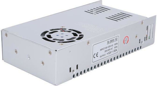Geyer Τροφοδοτικό LED IP20 Ισχύος 360W με Τάση Εξόδου 12V