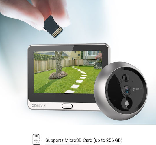 Ezviz CS-DP2C Ματάκι Πόρτας 155° Ασημί