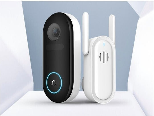 Imilab Wireless Doorbell Wi-Fi Compatible with Alexa and Google Home White