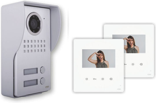 CTC Kit Venus Vision Σετ Θυροτηλεόρασης Λευκό