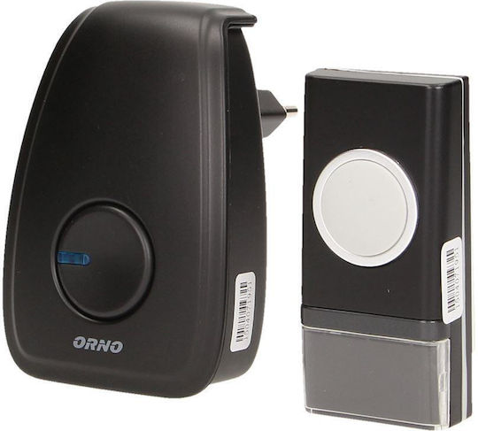 Orno Wireless Doorbell Black