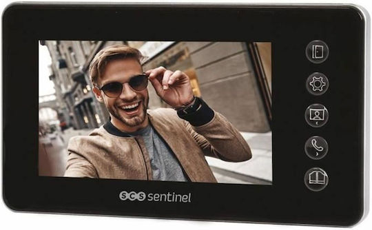SCS-Sentinel Visiofirst 4.3 Video Intercom Set Black