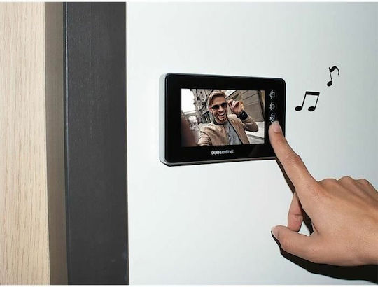 SCS-Sentinel Visiofirst 4.3 Video Intercom Set Black
