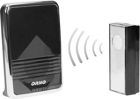 Orno Wireless Doorbell Black
