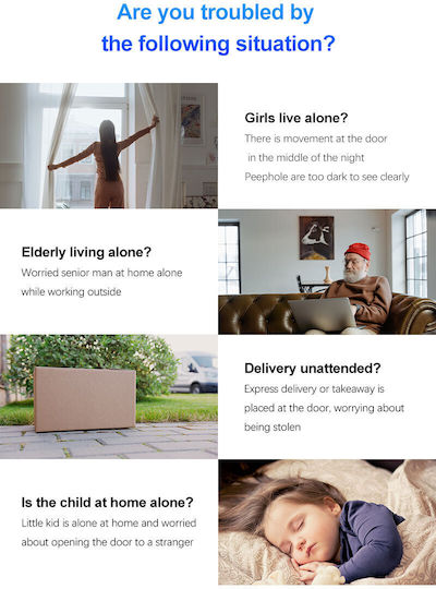 Sricam Ασύρματο Κουδούνι Πόρτας Wi-Fi