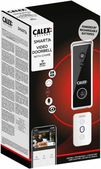 Calex Wi-Fi Doorbell Black