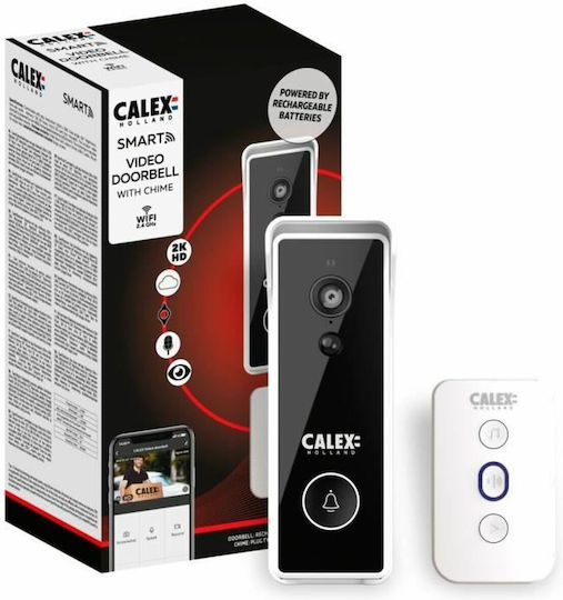 Calex Wi-Fi Doorbell Black