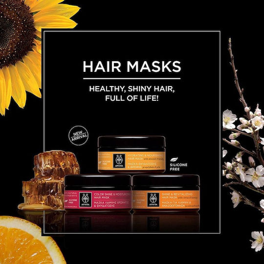 Apivita Color Protect Μάσκα Μαλλιών για Διατήρηση Χρώματος με Argan Oil 200ml