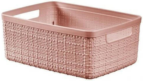 Groziņš Jute S 5l 27x20x11cm Pink