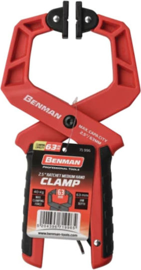 Benman 71995 Clamp Ratchet Maximum Opening 38mm