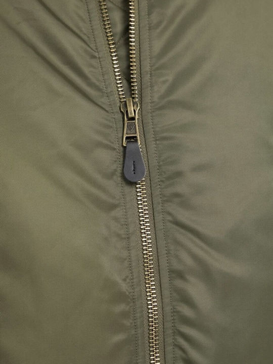 Geacă Iarna Bomber Waterproof Kaki