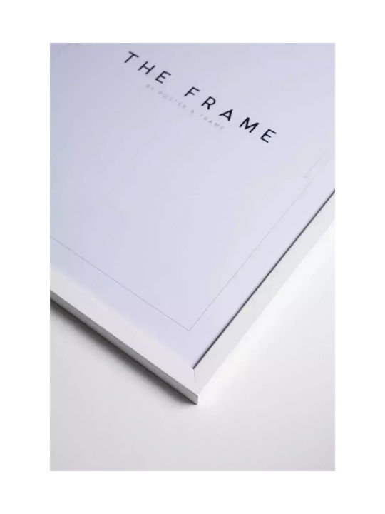 Poster & Frame Fotorahmen Hölzernes mit Weißem Rahmen
