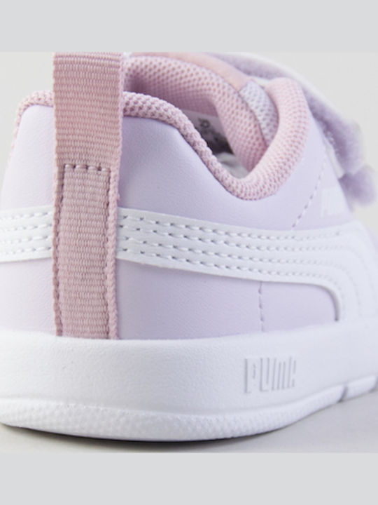 Courtflex V3 Παιδικά Sneakers με Σκρατς Ροζ