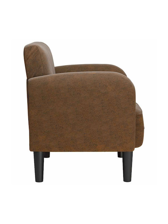 din Piele Ecologică Maro 69x67x70cm