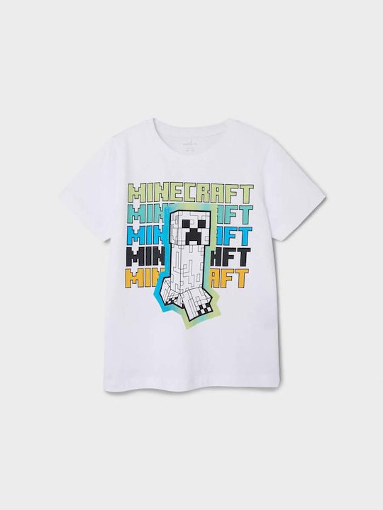 Παιδικό T-shirt Λευκό Minecraft 13232367