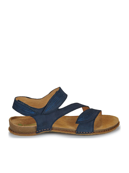 Panglao Women's Flat Sandals in Navy Blue Color
