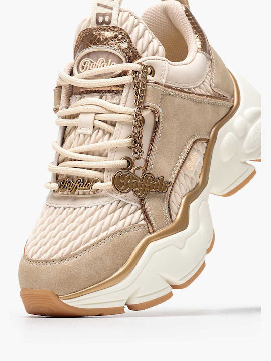 Buffalo Chunky Sneakers Beige