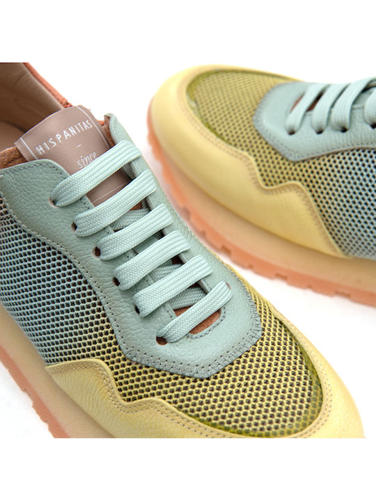 Sneakers Yellow-Orange-Sky Blue