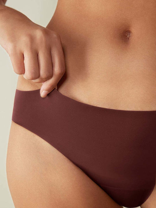 Women's String Seamless Plum Violet