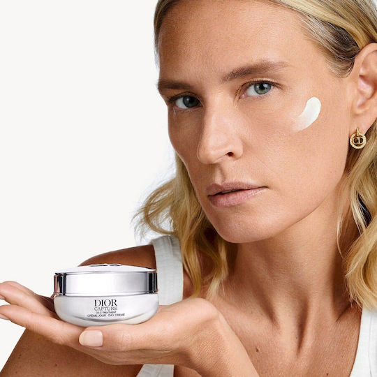Dior Capture Refill Cremă de Față de Zi 24h pentru Hidratare, Anti-Îmbătrânire și Reconstrucție cu Acid Hialuronic și Colagen 50ml