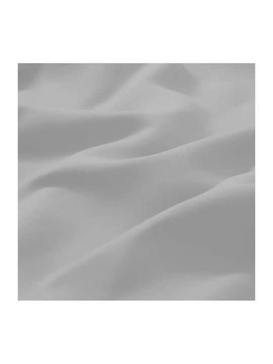 Ariete Satinport Σετ Σεντόνια King Size με Λάστιχο 240x260εκ. Silver Gray (4τμχ)