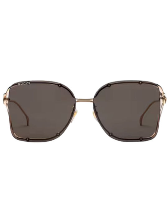 Gucci Feminini Ochelari de soare cu Rose Gold Cadru și Maro Lentilă GG1713SA-002
